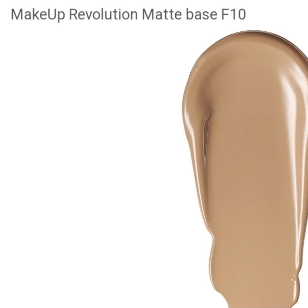 NEW Makeup Revolution Matte‎ Base Foundation - Shade: F10 - Picture 2 of 4